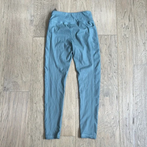 Tek Gear Women's Leggings Teal Size Large - Picture 4 of 5